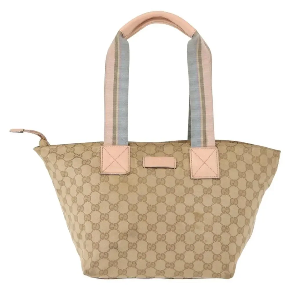 Gucci GG Canvas Tote Bag Beige